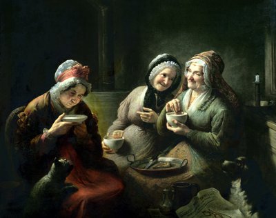 The Three Gossips by Louis Grosclaude
